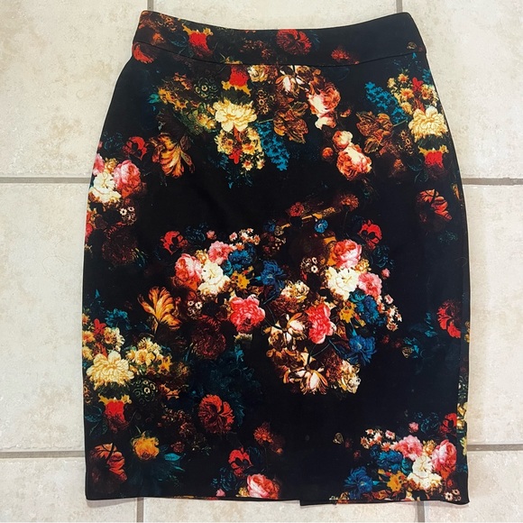 Cynthia Rowley Dresses & Skirts - Size 10 Cynthia Rowley Black Floral Pencil Skirt